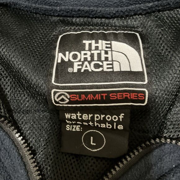 North Face Summit Series Wind Stopper WaterProof Fleece Blue Jacket Womens L - Picture 2 of 10